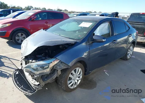 2016 Toyota Corolla Le z USA, uszkodzony, nr VIN 5YFBURHE6GP451418